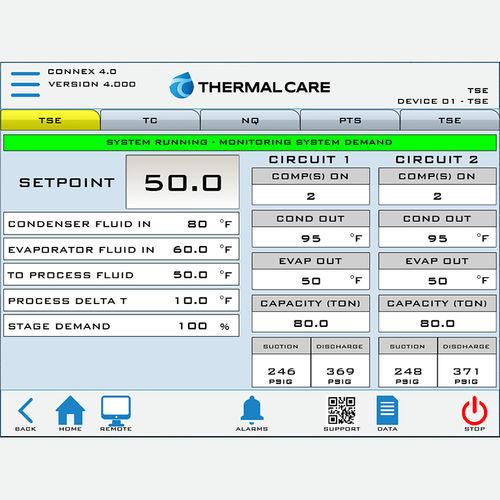Kontrollsystem zur Überwachung - Connex 4.0 - Thermal Care, Inc. - Temperatur / Zugang / zentral