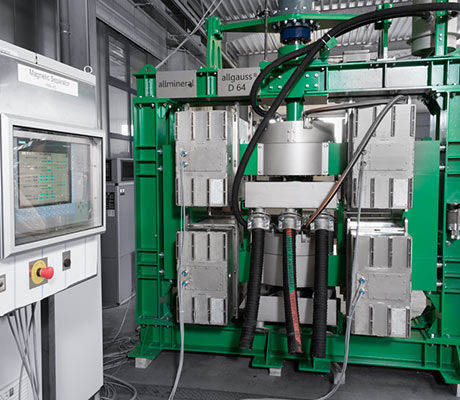 Abscheider für Flüssigkeiten - allgauss® - allmineral Aufbereitungstechnik GmbH & Co.KG - Magnet / Prozess / für Erz