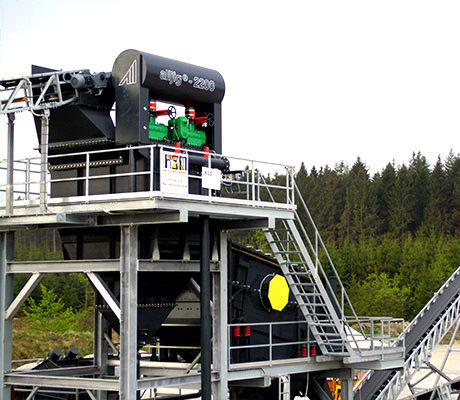 Abscheider für Flüssigkeiten - alljig® - allmineral Aufbereitungstechnik GmbH & Co.KG - Kohle / Luft / Prozess
