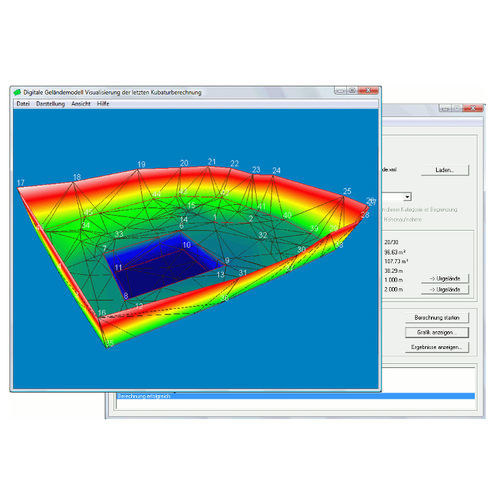 Messsoftware - Kubatura  - AndroTec GmbH - Visualisierung / CAD / Berechnung