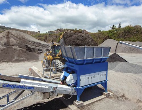 Beschicker mit Schürzen - M14 - CDE Group - Band / für Sand / automatisch