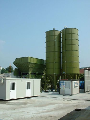 Horizontaler Silo - M20 - Betonmec Srl - für Zement / für Asche