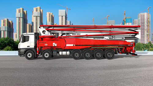 Mobile Autobetonpumpe - H68-6RZ - BETONSTAR MAKINA SANAYI VE TICARET A.S. - für Baustelle / elektrisch