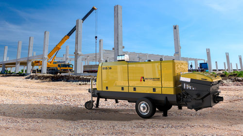 Stationäre Betonpumpe - BSS 36 - BETONSTAR MAKINA SANAYI VE TICARET A.S. - für Baustelle / Diesel / Kolben