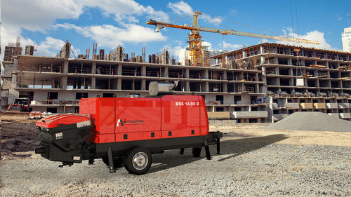 Mobile Betonpumpe - BSS 14-90 D - BETONSTAR MAKINA SANAYI VE TICARET A.S. - für Baustelle