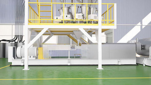 Mehrschicht-Extrusionsanlage - FS series - Feininger (Nanjing) Energy Saving Technology Co., Ltd. - Doppelschnecken / mit Touchscreen / PLC-gesteuert
