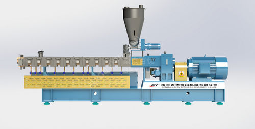 Extruder für Gummi - CTS-C - Nanjing Beyou Extrusion Machinery Co., Ltd. - für PET / Doppelschnecken / für Masterbatch