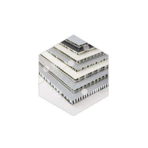 Wabenkern-Sandwichplatte - Alucel - mit Aluminiumdeckblech / bodenstehend