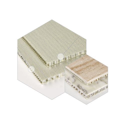 Aluminiumwabenkernplatte - GRIDS - Alucel - Epoxid / Glasfaser