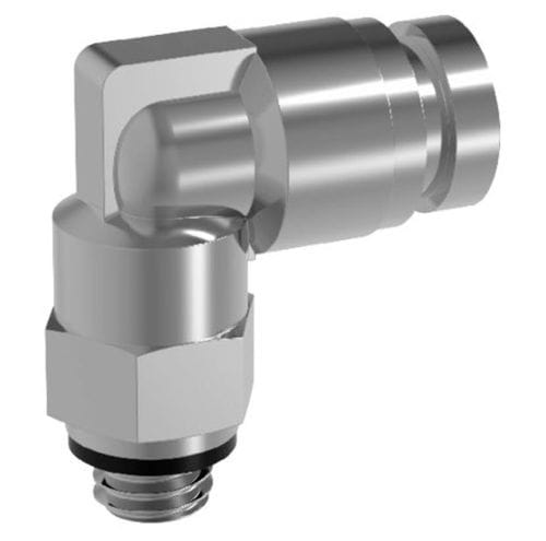 Pneumatischer Steckverbinder - MSP EWR M5-KS4 - Utilis - hydraulisch / rechtwinkelig / außen