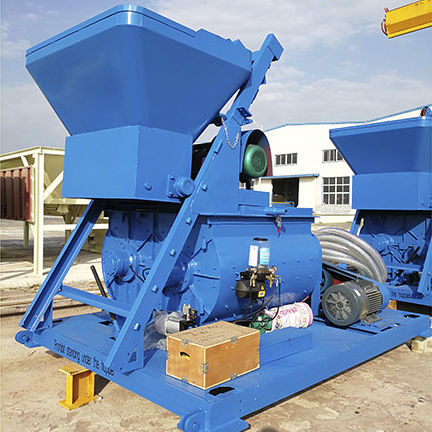Elektrischer Betonmischer - JS series - Shandong Yuanyou Heavy Industry Science&Technology Co., Ltd. - festinstalliert