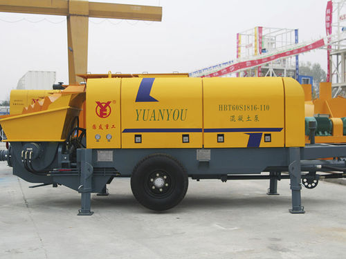 Anhängermontierte Betonpumpe - HBTS series - Shandong Yuanyou Heavy Industry Science&Technology Co., Ltd. - für Baustelle