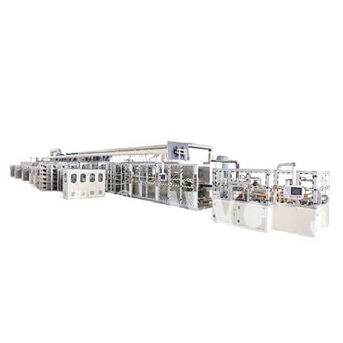 Windelproduktionsanlage - JWC-LLK700-SV-X - Jiangsu Jwc Machinery Co., Ltd. - automatisch / Hochgeschwindigkeit / Ultraschall