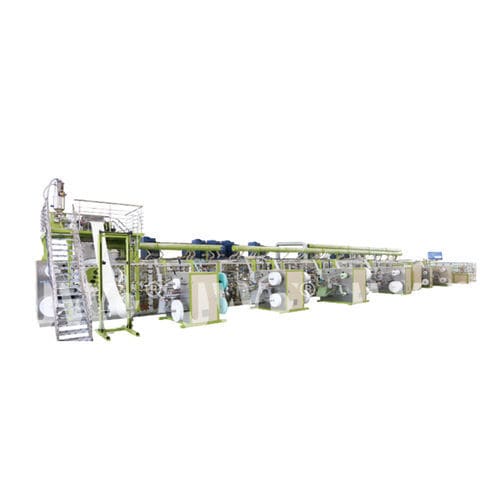 Windelproduktionsanlage - JWC-LLK900-SV-H - Jiangsu Jwc Machinery Co., Ltd. - automatisch / Hochgeschwindigkeit / für die Automobilindustrie