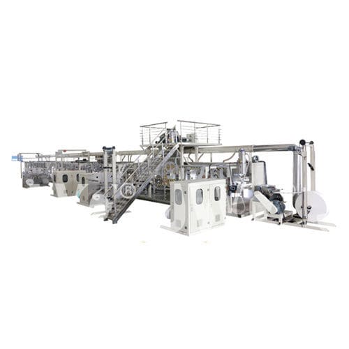 Windelproduktionsanlage - JWC-KBD-CF-SV - Jiangsu Jwc Machinery Co., Ltd. - automatisch / für die Automobilindustrie