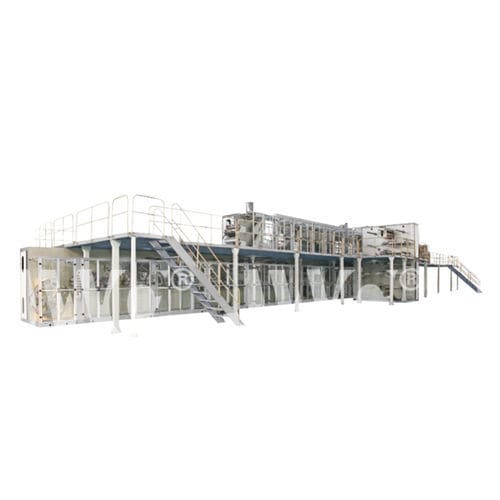Windelproduktionsanlage - JWC-LKC-JQK-SV400 - Jiangsu Jwc Machinery Co., Ltd. - automatisch / kontinuierlich / für die Automobilindustrie