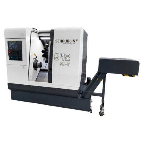 CNC-Drehzentrum - 842 MI - SCHAUBLIN MACHINES - steif / A2-5 / 12 Werkzeuge