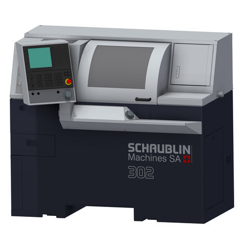 CNC-Drehzentrum - 302 - SCHAUBLIN MACHINES - 3-Achs / 2 Spindeln / 12 Werkzeuge