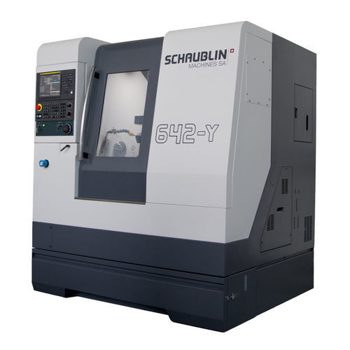 CNC-Drehzentrum - 642-Y - SCHAUBLIN MACHINES - A2-5 / VDI 30 / 12 Werkzeuge