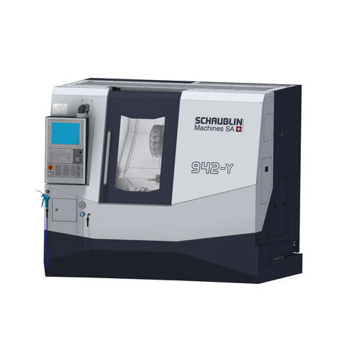 CNC-Drehzentrum - 942-Y - SCHAUBLIN MACHINES - 3-Achs / steif / A2-6