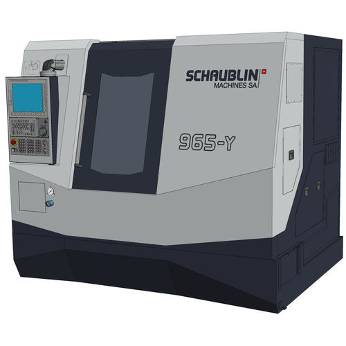CNC-Drehzentrum - 965-Y - SCHAUBLIN MACHINES - 3-Achs / steif / A2-6
