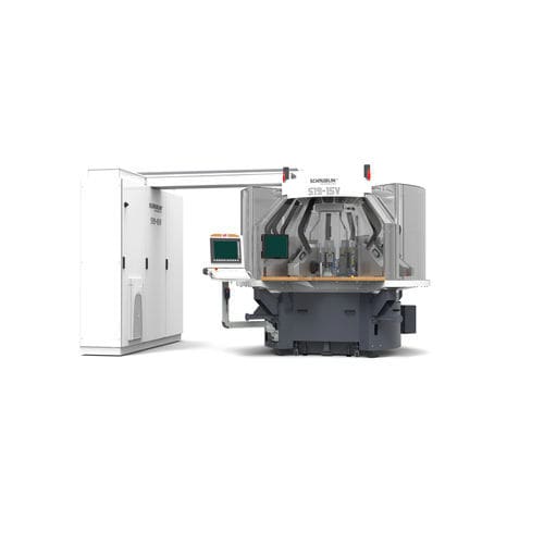 Rundtakt-Transfermaschine - S19-15V - SCHAUBLIN MACHINES - CNC / 12-Positionen / Hochpräzision