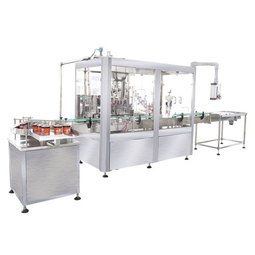 Automatische Füllmaschine - PX-BFC80 - Paixie Packing Machinery - für Glasflaschen / für Kunststoffflaschen / für Töpfe