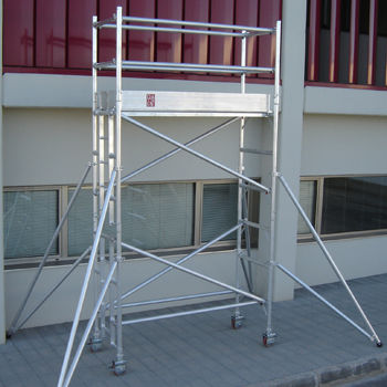 Rollender Gerüstturm - ALU 50 - DACAME, S.L. - Fassaden / modular
