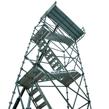Stationäres Gerüst - ACCESS TOWER - DACAME, S.L. - Fassaden / modular / mit Treppe
