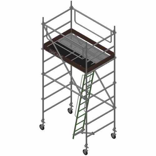 Rollender Gerüstturm - SYS-FAST - DACAME, S.L. - Fassaden / modular / mit Treppe