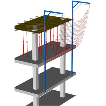 Fallschutznetz für Baustelle - DACAME, S.L.