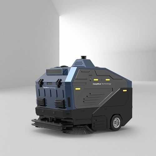 Autonome Kehrmaschine - DB_0BXNR_V1Q - Deepblue Technology (Shanghai) Co., Ltd. - mit Batterie / für Außenbereich / Staub