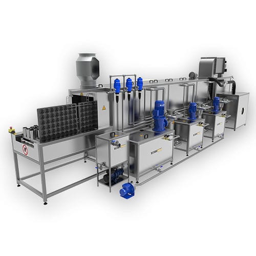 Waschsystem mit Förderer - TechLine CNV series - TECHNOWASH S.A. - Sprüh / Trocken / automatisch