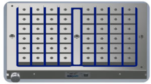 Elektropermanent-Magnetspannplatte - SPEC-546 - Kenyeri Engineering & Manufacturing - rechteckig / für Bearbeitungszentrum