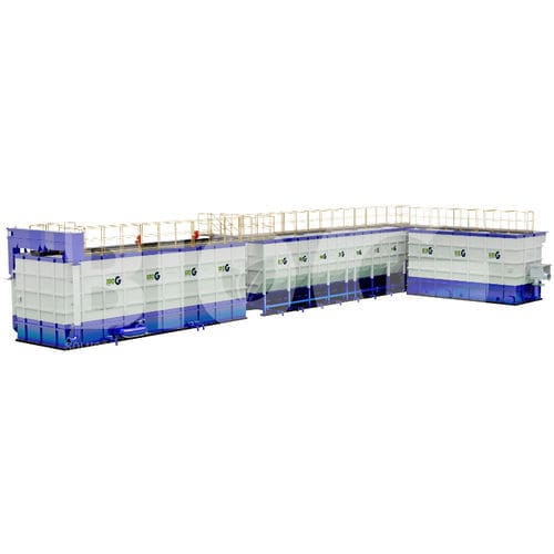 Biologische Abwasseraufbereitungsstation - ETA - Bio água engenharia - mit Electrokoagulation