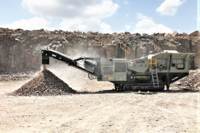 Backenbrechanlage - LJ2745 - LIPPMANN - mobil / auf Raupen