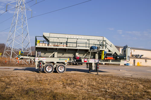 Mobile Siebanlage - L620s - LIPPMANN - für Schüttgut / 3-Fraktionen
