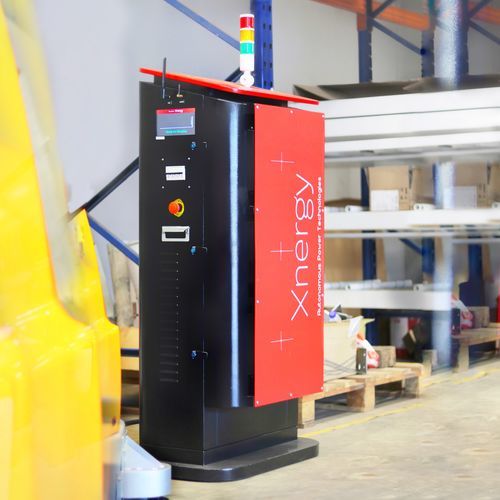 Induktionsbatterieladegerät - XDC9000 - XNERGY AUTONOMOUS POWER TECHNOLOGIES PTE LTD - für FTS / für Gabelstapler / bodenstehend