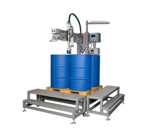 Halbautomatische Füllmaschine - Shanghai Npack Automation Equipment Co.,ltd - Fass / IBC / für Pflanzenschutzmittel