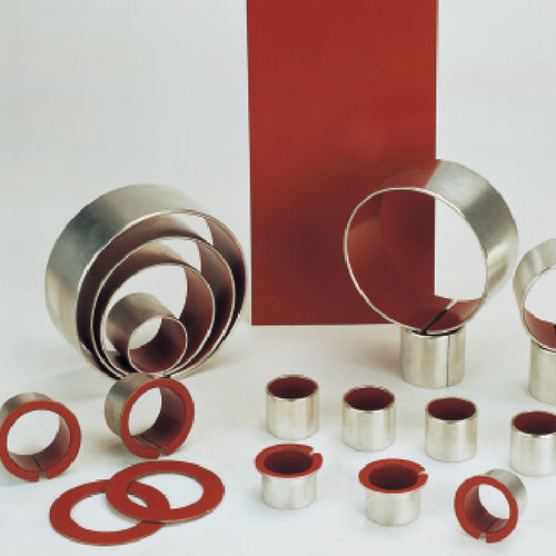 Flanschgleitlager - CSB-40 - Zhejiang Changsheng Sliding Bearing Co., Ltd. - zylinderförmig / Stahl / Sinterbronze