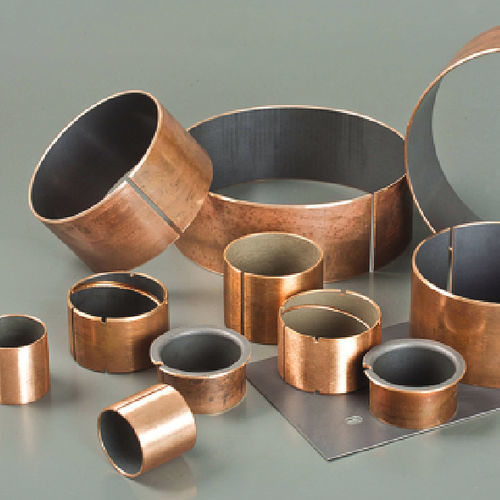 Flanschgleitlager - CSB-11 - Zhejiang Changsheng Sliding Bearing Co., Ltd. - zylinderförmig / Stahl / Bronze