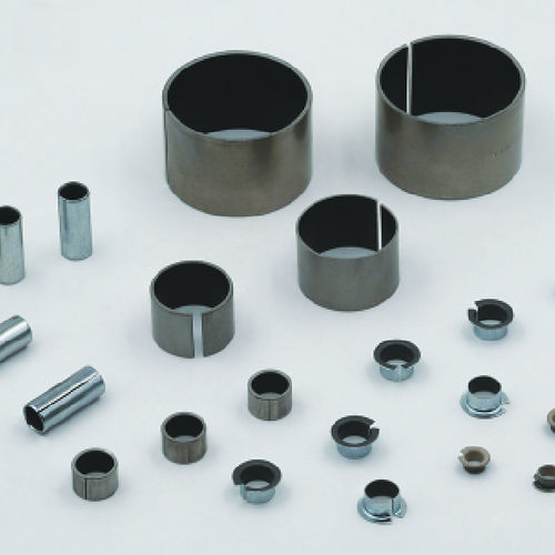 Zylinderförmiges Gleitlager - CSB-35 - Zhejiang Changsheng Sliding Bearing Co., Ltd. - Flansch / Edelstahl / PTFE