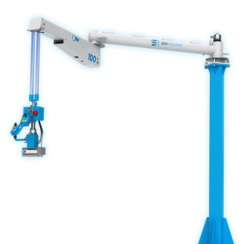 Pneumatischer Manipulator - Magnetful 100 - BPM by Sertechnik - mit Hubmagnet / für Blech / für mechanische Bauteile