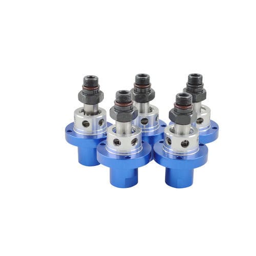 Drehdurchführung für Druckluft - 1129 - Dewel Machinery Technology Co.,Ltd - für Kühlflüssigkeiten / Aluminium / Einschraub