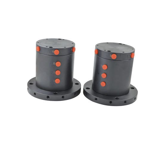 Drehdurchführung für Öl - DR series - Dewel Machinery Technology Co.,Ltd - für Luft / 16-Wege / hydraulisch
