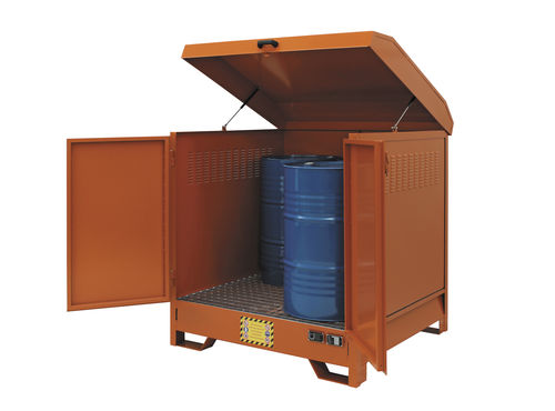 Schrank für Fässer - ECO 704 series  - Justrite Italia SRL - Lager / bodenstehend / mit Tür