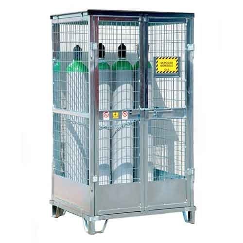 Lagerschrank - PBO 11 CBZ - Justrite Italia SRL - bodenstehend / mit Tür / Stahl