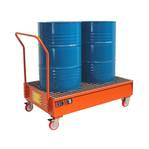 Auffangwagen - ECO CR series  - Justrite Italia SRL - Stahl / Platten / für Fässer