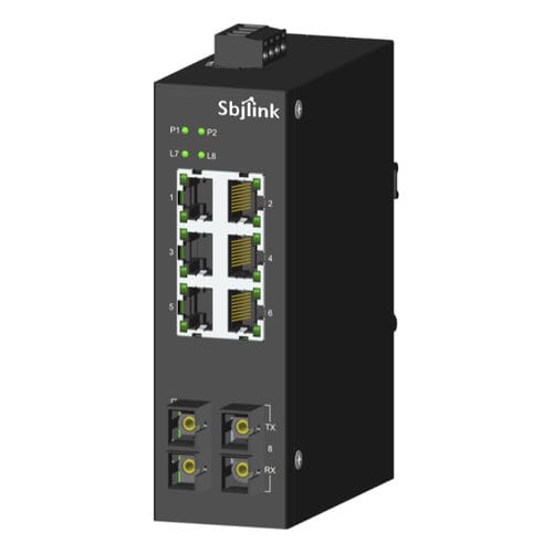 Ethernet-Switch / unmanaged - RPT-1008-2FM-SC-X6R - Sbjlink/Subject Link Inc. - 8 Ports / 10/100BaseT(X) / LWL