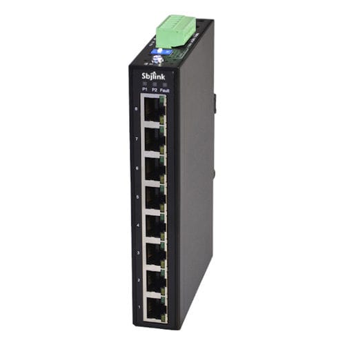 Ethernet-Switch / unmanaged - RPT-1008-X4  - Sbjlink/Subject Link Inc. - 8 Ports / 10/100BaseT(X) / für DIN-Schiene